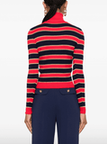 striped lurex sweater