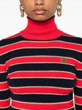 striped lurex sweater