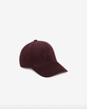 Greb Corduroy logo cap in burgundy