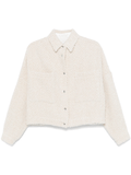 Sezra jacket in white/beige