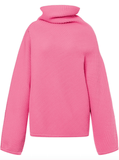 Pink ribbed jumper