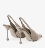 Isa 95 taupe leather pumps