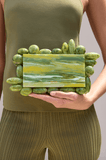 Akira green clutch