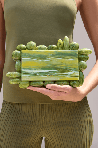 Akira green clutch