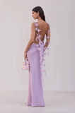 Nymeria lavanda long dress