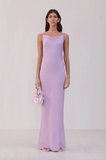 Nymeria lavanda long dress