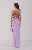 Nymeria lavanda long dress