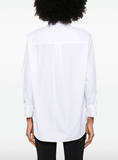 logo-embroidered poplin shirt