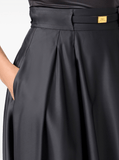 Dark grey circle skirt