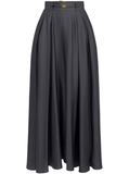 Dark grey circle skirt