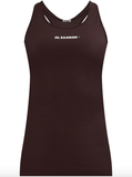 technicalb jersey top in brown