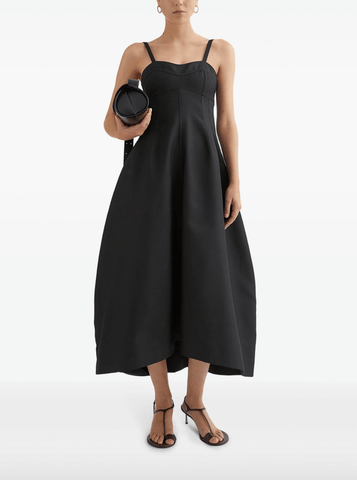 bustier-style midi dress