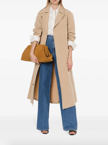 button-up trench coat