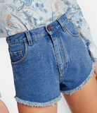 Denim shorts