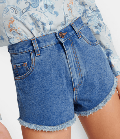 Denim shorts