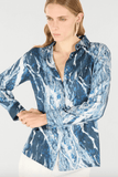 Marble-Print Shirt