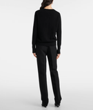 Cashair cashmere sweater in black