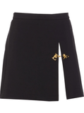 logo lettering mini skirt