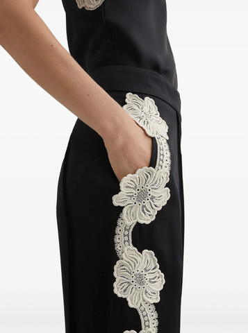 embroidered trousers