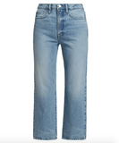 Le Jane High-Rise Straight Crop Jeans in rhode