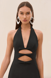 Aleshia black mini dress