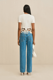 Eres knit top in white