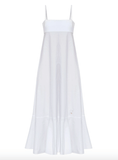 White maxi dress