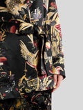 Envers Satin Jacket with belt