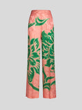 Printed straight pants