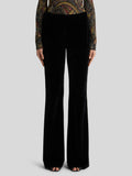 Cotton velvet trousers