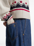 Washed Blue Denim Trousers