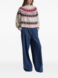 Washed Blue Denim Trousers