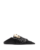 flat pointed-toe loafers