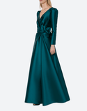 Mikado green dress