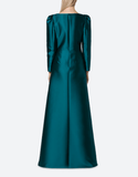 Mikado green dress