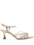 crystal strappy-design sandals