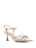 crystal strappy-design sandals