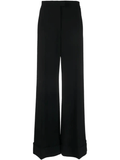 high-waisted wide-leg trousers