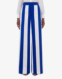 Nautical blue striped trousers
