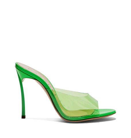 Blade fluo neon-green mules