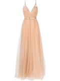 Red Carpet belted tulle dress