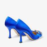 90mm Melva mules in blue