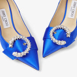 90mm Melva mules in blue