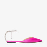 Saeda crystal-embellished pumps