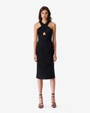 Calvino long dress in black